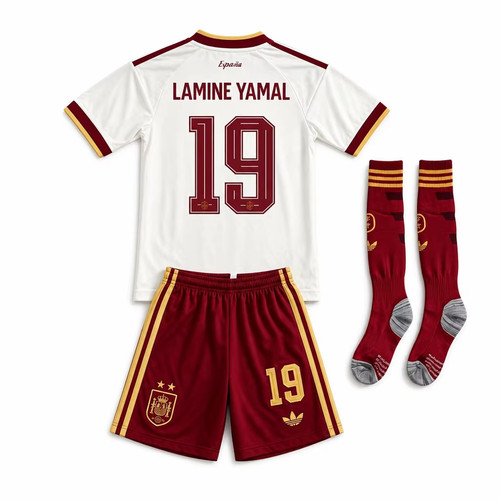 Spain away kids football - football, kit