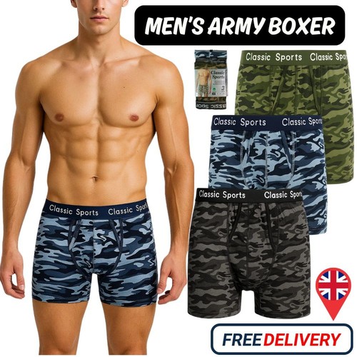 Men camouflage boxers - men's,