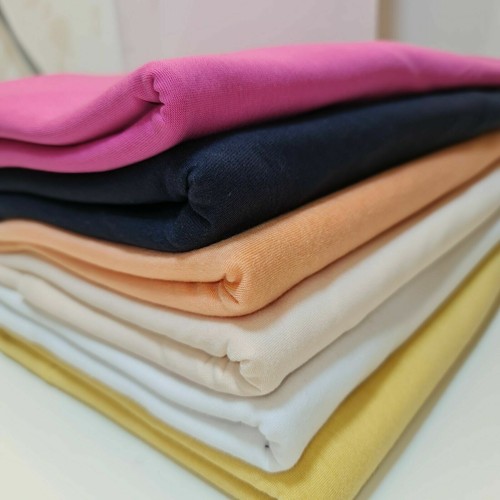Plain printed cotton jersey - plain,