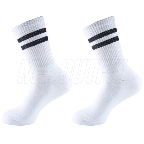 Pairs white striped sports - 12,