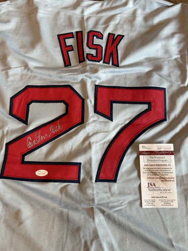 Carlton fisk signed - signed, jsa